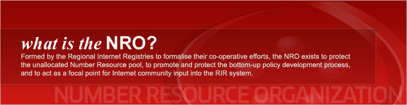 About the NRO